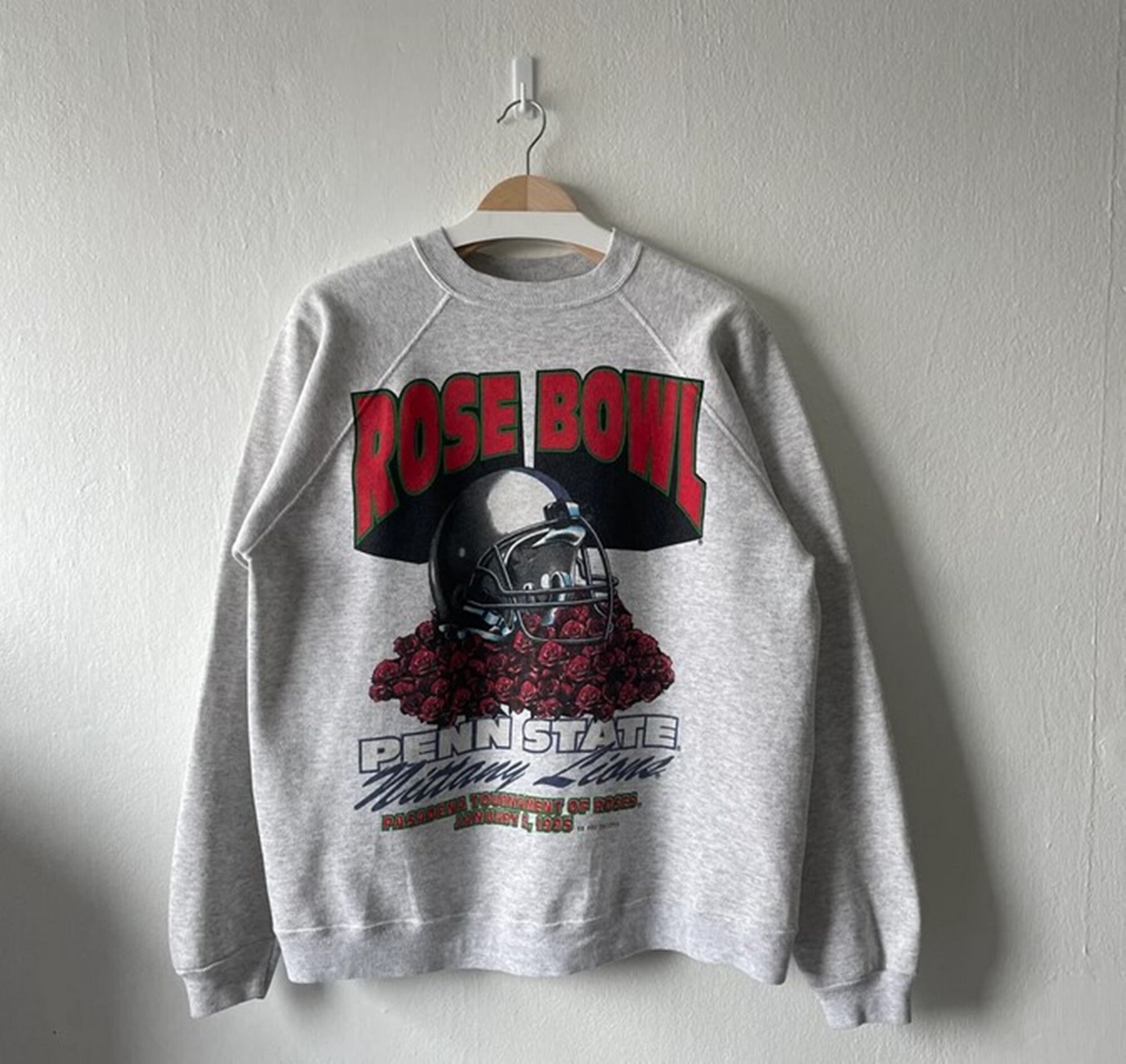 Discover Vintage 1995 Penn State Nittany Lions Rose Bowl Tournament Crewneck Sweatshirt
