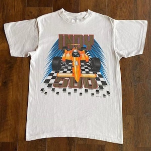 T-shirt de course de voitures de course Indy 500 vintage 1993, chemise Indianapolis 500, chemise de course Indy 500, t-shirt de fan Indianapolis 500