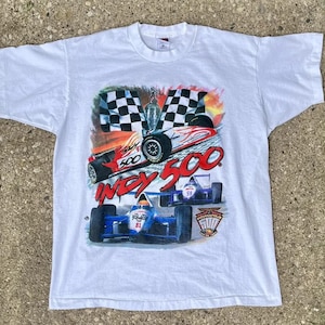 Vintage 1997 IndyCar 500 Racing T-Shirt, Indianapolis 500 Shirt, Indy 500 Racing Shirt, Indianapolis 500 Fan, Indianapolis 500 Tee