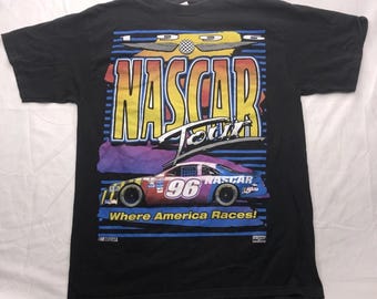 Vintage 1996 NASCAR Tour T-Shirt, 90s Nascar T-Shirt, 90s Nascar Shirt, 90s Nascar Tee, Gift For Father, Gift For Mother