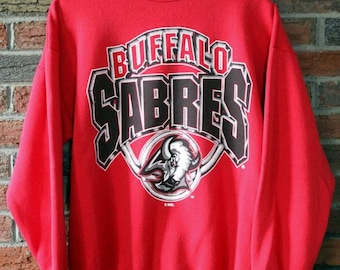 Vintage 90s Buffalo Sabres Hockey Sweatshirt, Retro Buffalo Sabres Ice Hockey Team Crewneck, Buffalo Sabres Shirt, Buffalo Sabres hockey Fan
