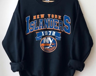 New York Islanders Sweatshirt, New York Hockey Crewneck, Retro New York Hockey Sweatshirt, New York Islanders Sweater, Hockey Fan Gifts