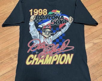 Vintage 1998 DAYTONA 500 Dale Earnhardt NASCAR Racing T-shirt, chemise Dale Earnhardt, chemise Nascar des années 90, cadeau pour père, cadeau pour mère