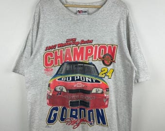 Vintage 1997 Jeff Gordon NASCAR Racing T-Shirt, Jeff Gordon Shirt, 90s Nascar Shirt, 90s Nascar Tee, Gift For Father, Gift For Mother