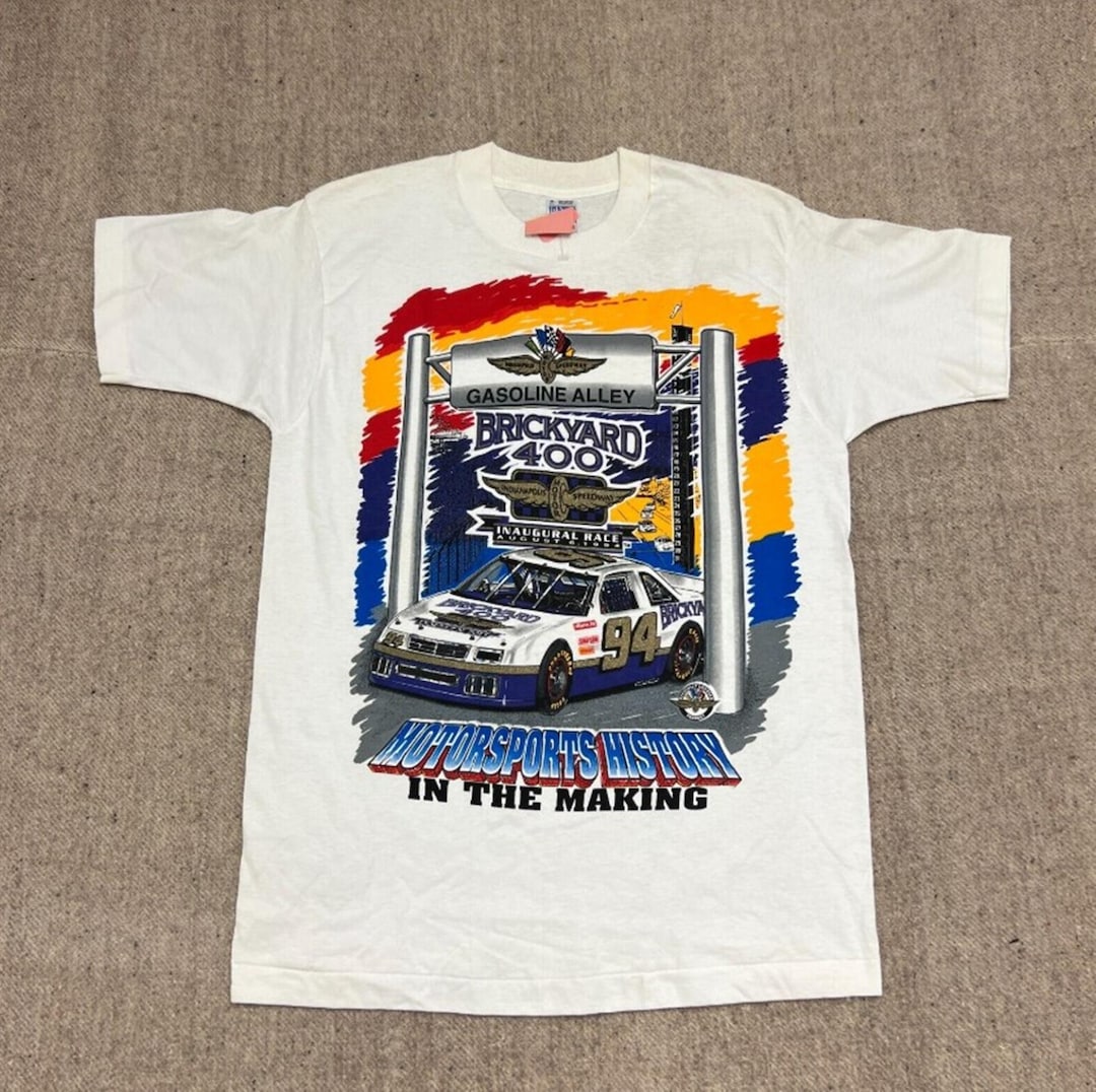 Vintage 90s Brickyard 400 Nascar Racing T-shirt, Brickyard 400 Shirt ...