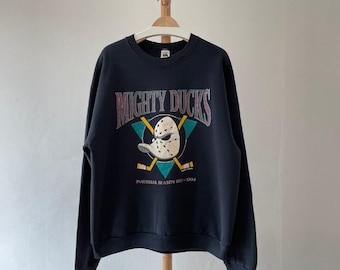 Vintage 1994 Anaheim Mighty Ducks Crewneck Sweatshirt, Mighty Ducks Shirt, Anaheim Mighty Ducks Hoodie, Anaheim Mighty Ducks Fan Shirt
