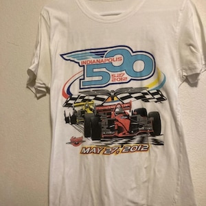 Vintage 2012 IndyCar 500 Racing T-Shirt, Indianapolis 500 Shirt, Indy 500 Racing Shirt, Indianapolis 500 Fan, Indianapolis 500 Tee