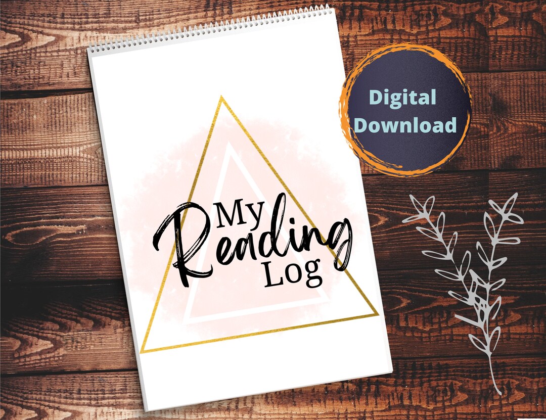 Reading Log Printable - PDF 8.5 X 11 / Reading Journal Printable - PDF ...