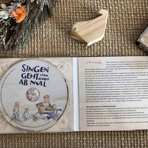 music cd Singing starts at zero 14 catchy tunes with great music for kids from 0-6 years Accompany small children with songs throughout the day image 4