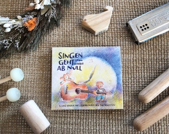 music cd "Singing starts at zero"; 14 catchy tunes with great music for kids from 0-6 years; Accompany small children with songs throughout the day;