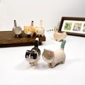 Handmade Wooden Cat Ornament,Engraved name - Memorial Gifts,Wood Cat Figurine,Desktop cat decor,Unique Cat Lover Gift,Gift for friend
