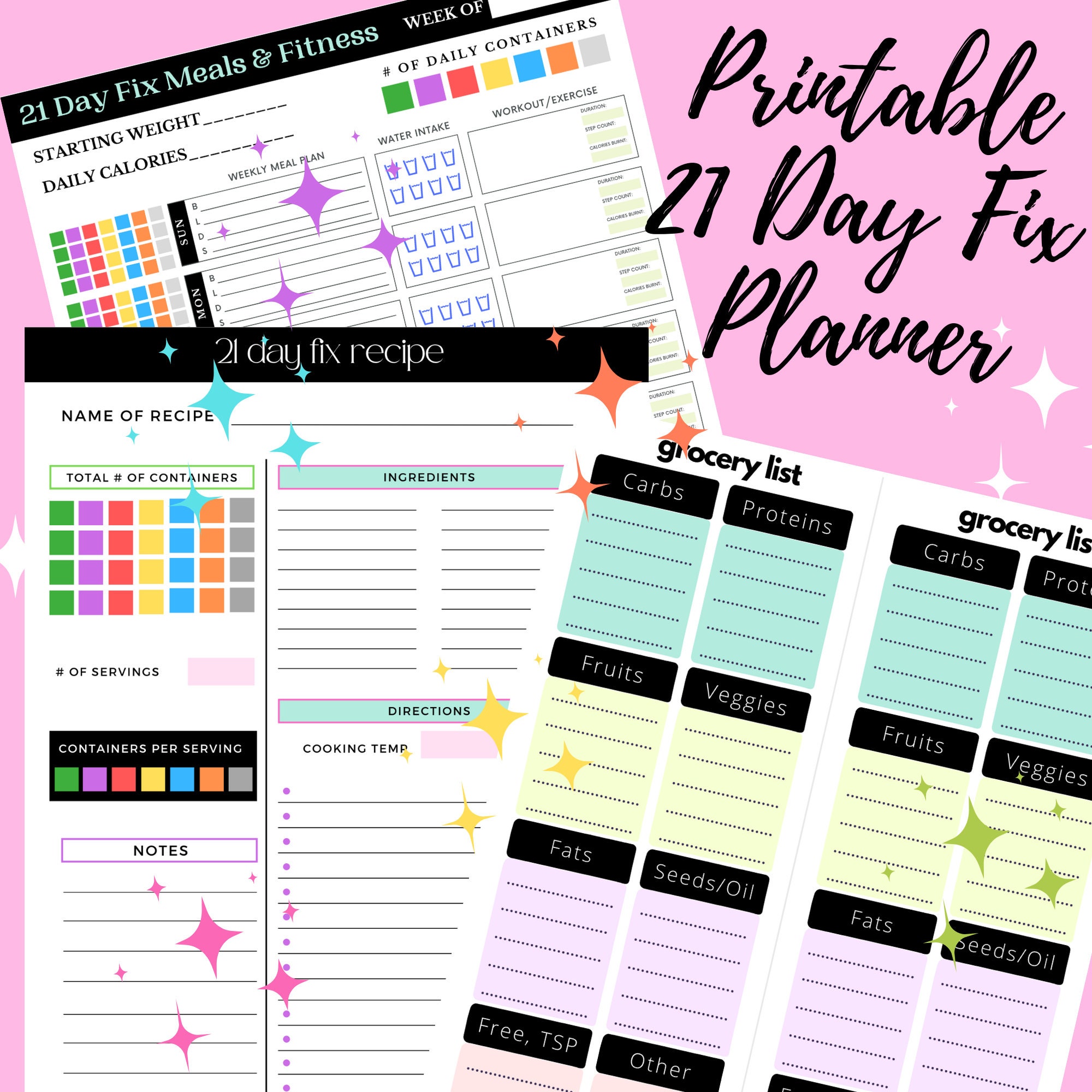 21-day-fix-planner-digital-download-printable-planner-printable-health-and-fitness-health-journal-recipe-notebook-health-tracker-etsy for Free 21 Day Fix Printables 21 Day Fix Planner | Digital Download | Printable Planner | Printable Health and Fitness | Health Journal | Recipe Notebook | Health Tracker - Etsy for Free 21 Day Fix Printables