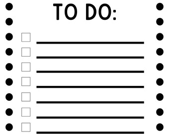 To-do List Printable - Etsy