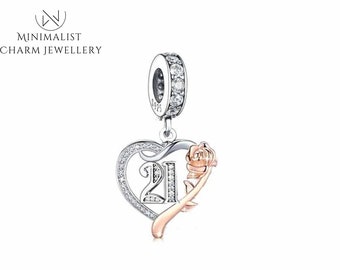 Pandora 21st Charm - Etsy Australia
