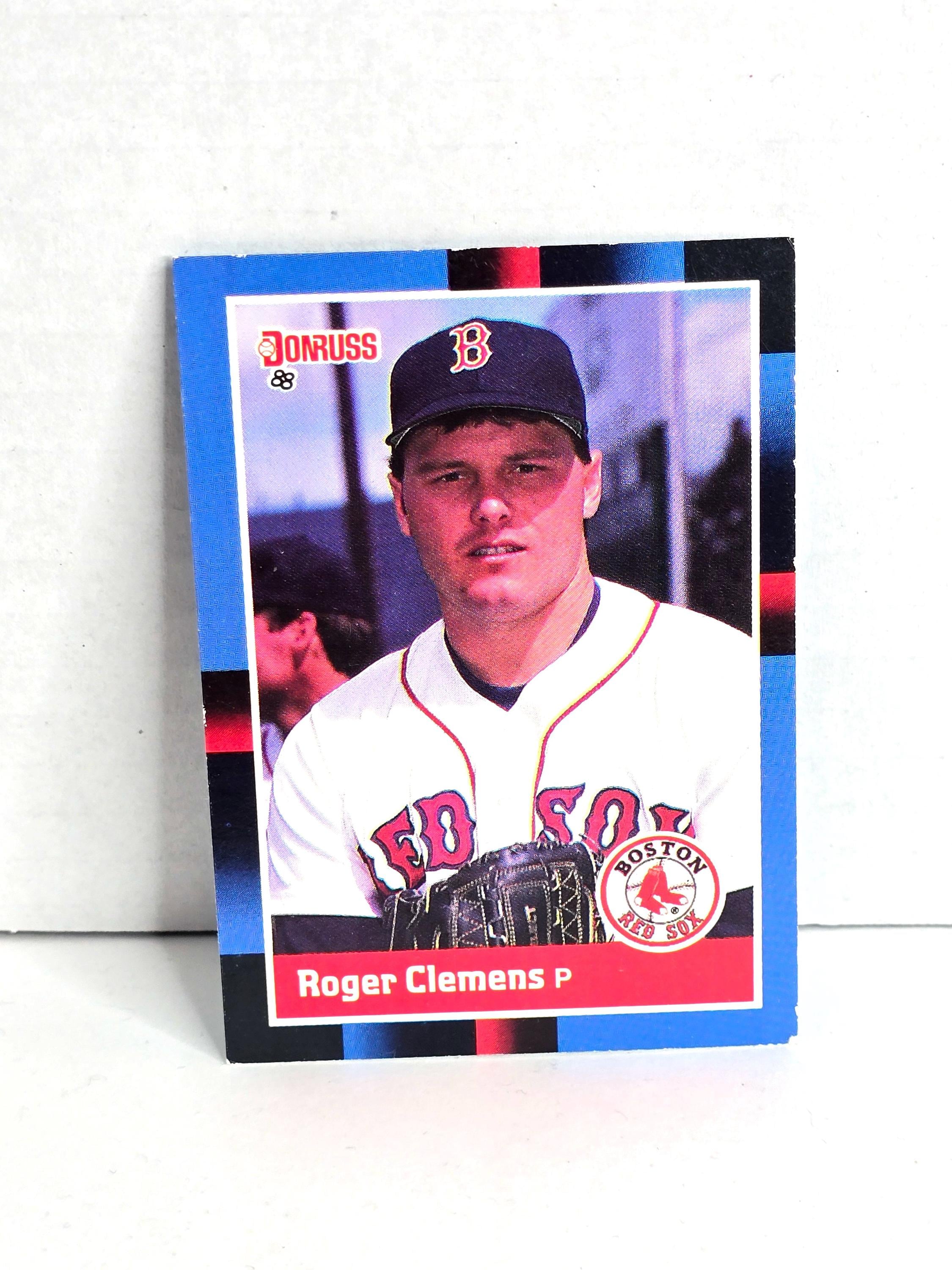 Roger Clemens Baseball Card 1987 Leaf No. 51 - Etsy