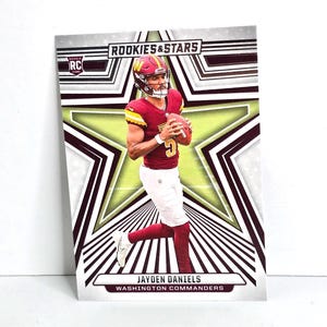 Jayden Daniels Rookie NFL Football Card 2024 Panini No. 148