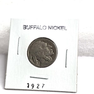 1927 Buffalo Nickel Collectible Coin