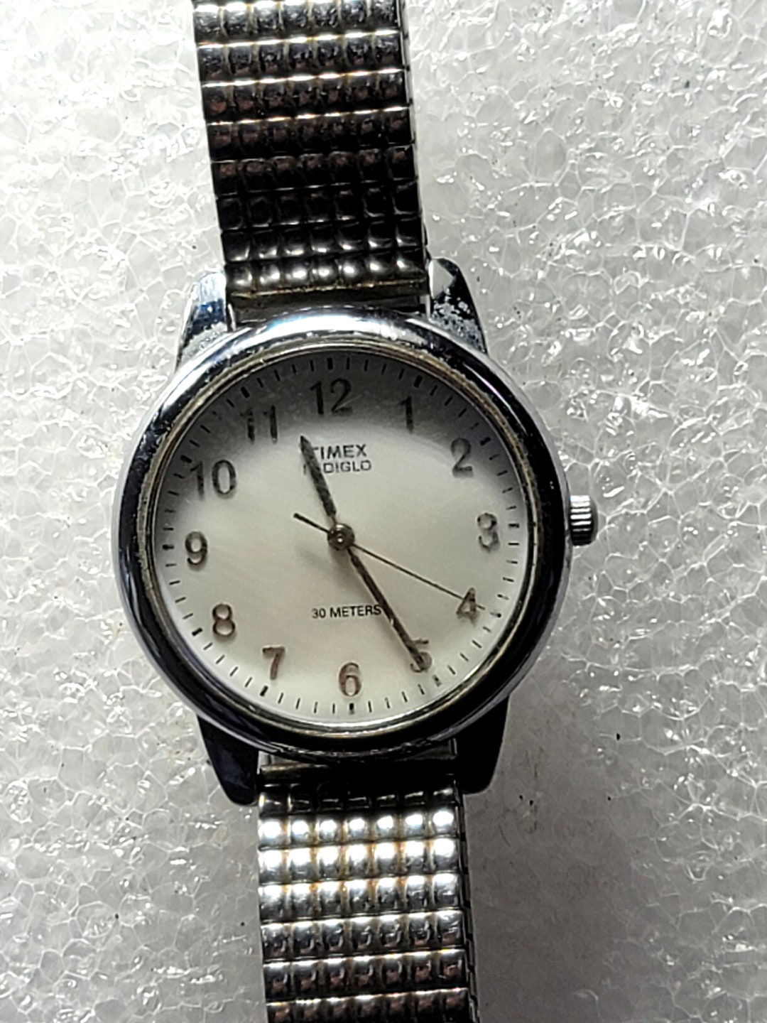 Timex Indiglo Watch 30 Meters Water Resistant Etsy
