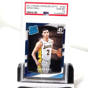 Lonzo Ball Basketball Card NBA 2017 Panini No. 199