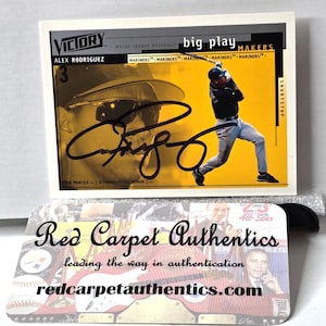 Alex Rodriguez Autograph Baseball Card Mariners 2000 Upper Deck No. 385