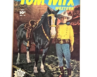 1949 Tom Mix Western July Vol. 4 No. 19