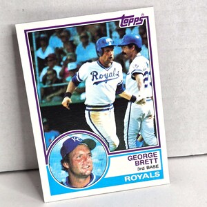 George Brett Royals Baseball Card 1983 Topps No. 600