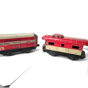 Train Jouet Vintage TOLATÓ MOZDONY - Années 1960 - Fabriqué En Hongrie - En Tôle - Occasion