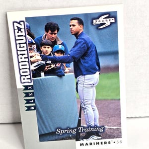Alex Rodriquez Mariners Baseball Card 1998 MLB Pinnacle No. RT255