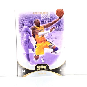 Kobe Bryant Basketball Card Lakers NBA 2008 Fleer HOT Prospects No. 13