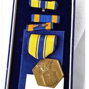 Vintage Militaria U.S. Air Force Merit Medals