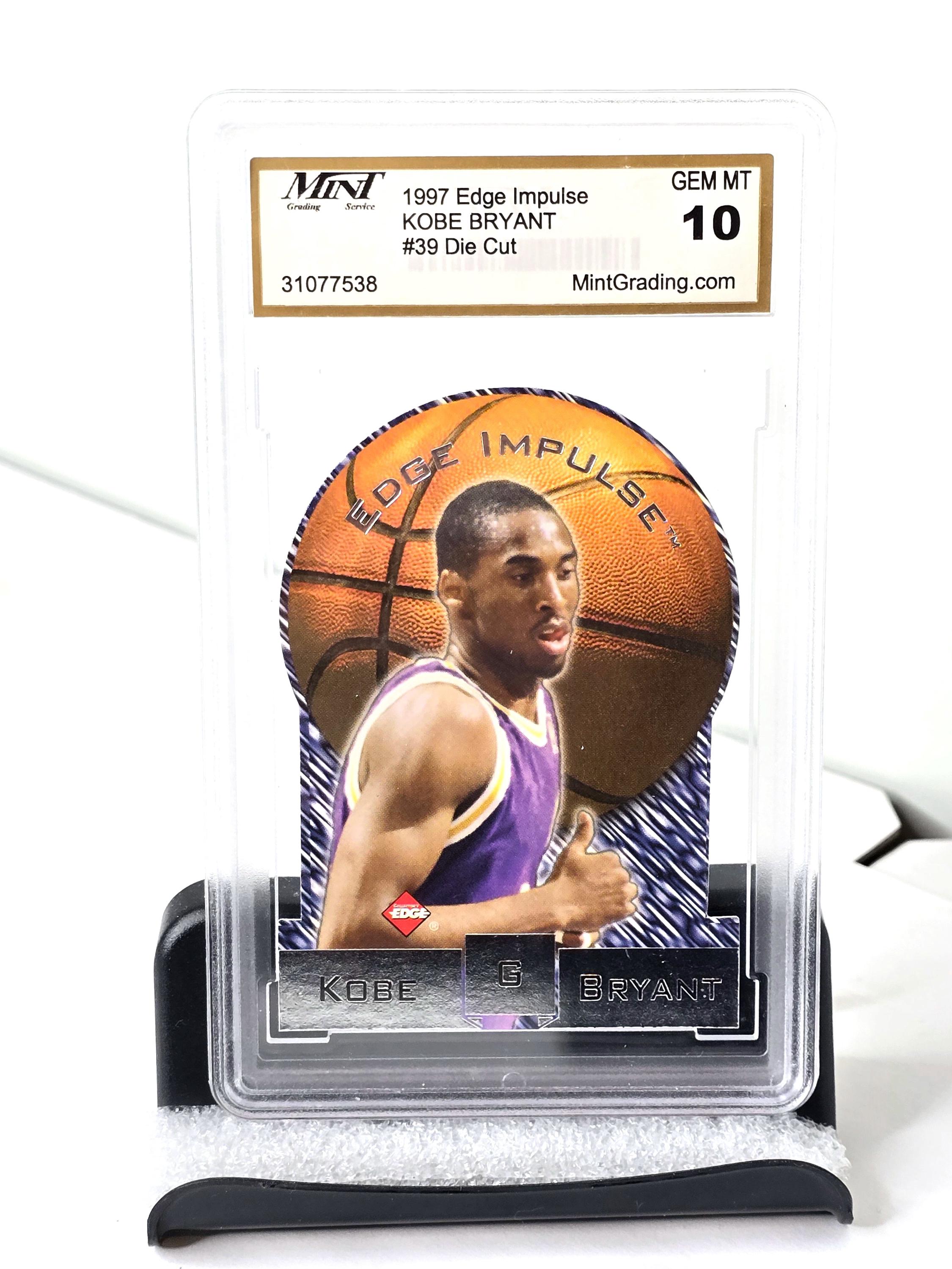 Kobe Bryant Basketball Card 1997 Edge Impulse Grade Mint - Etsy
