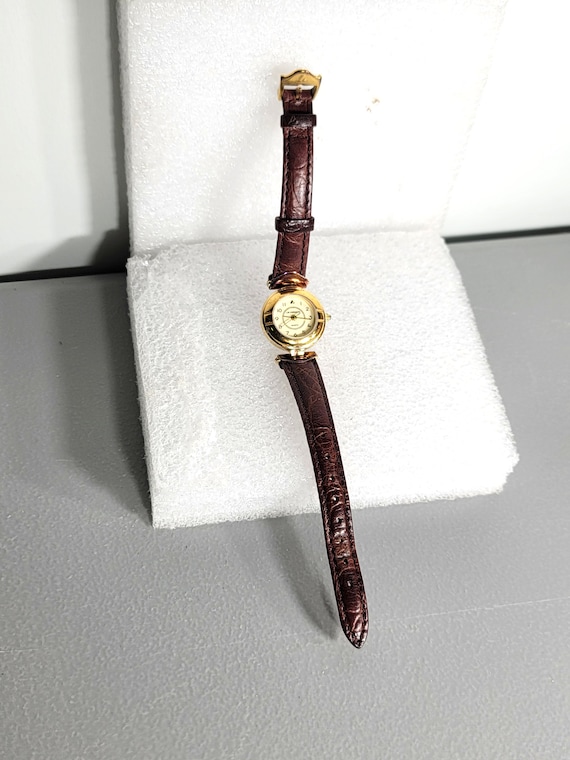 Vintage Liz Claiborne Watch WA4123 W Leather Band Etsy