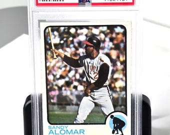 Sandy Alomar Baseball Card 1973 Topps PSA Grade