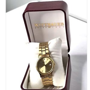 Wittenauer Swiss Watch Men&#39;s Gold Tone