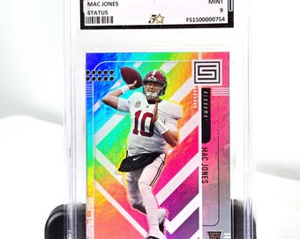 Mac Jones Rookie Football Card 2021 Panini No. 166