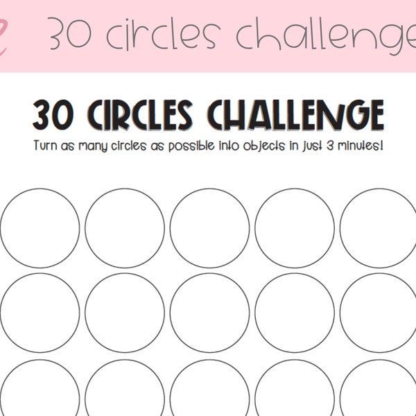 30 Circles Activity | Brain Break | Teacher Worksheets | Teacher Resources |  Primary Teacher Resources | Digital Download