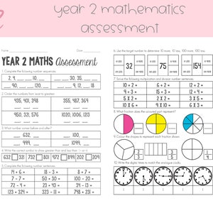 Year 2 Mathematics Assessment