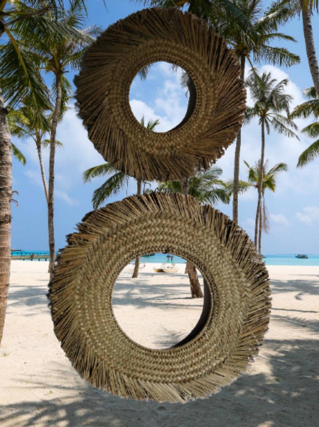 Bali Mendong Big Round Wall Decor Big Natural Wall Ornaments Etsy