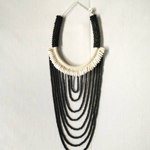 Goddess necklace|Handmade gifts|Natural multi strand necklace|Papua Necklaces|Aesthetic room decor|Unique gifts|Primitive tribal craft|Gifts
