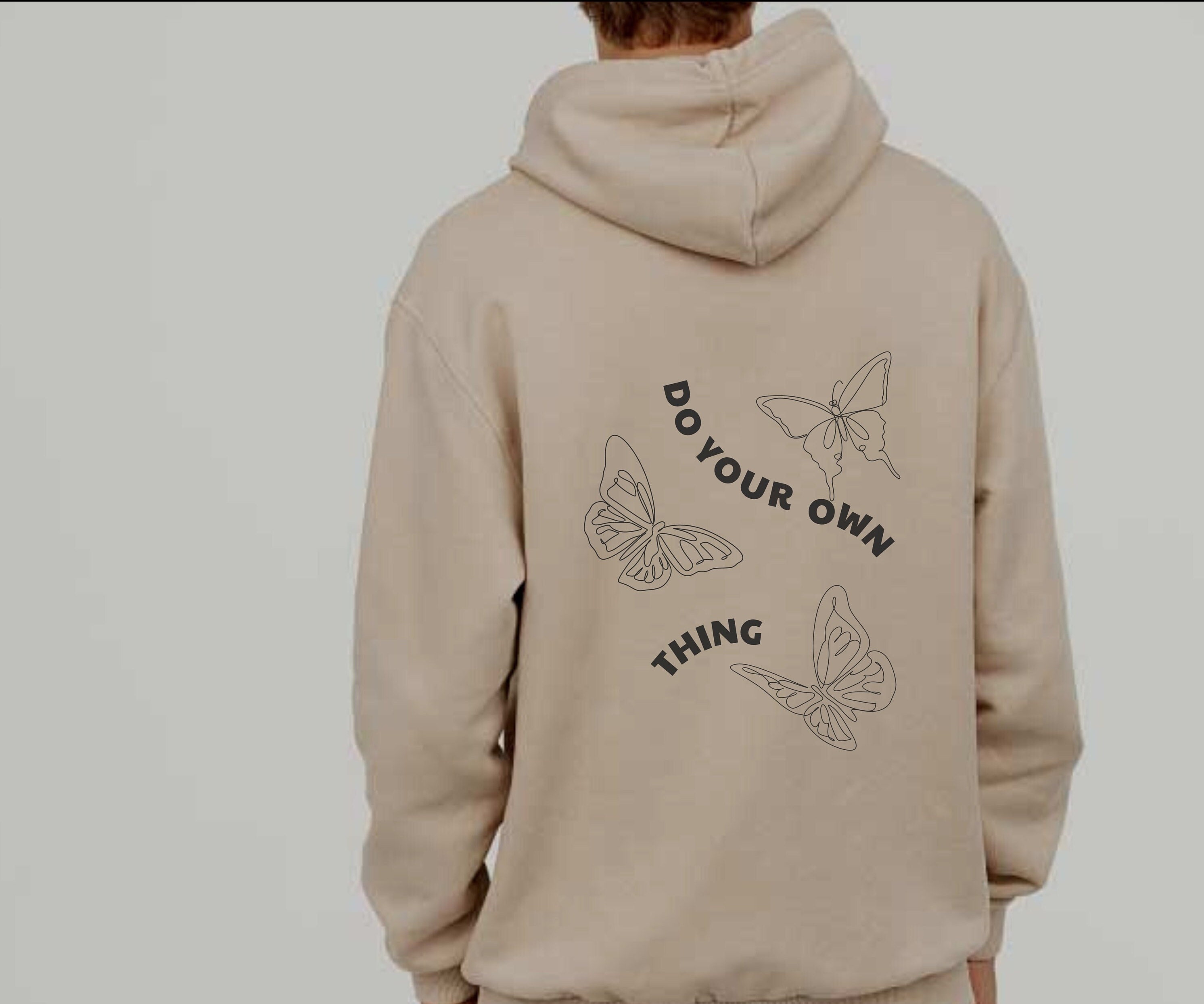 Tan Hoodie - Etsy