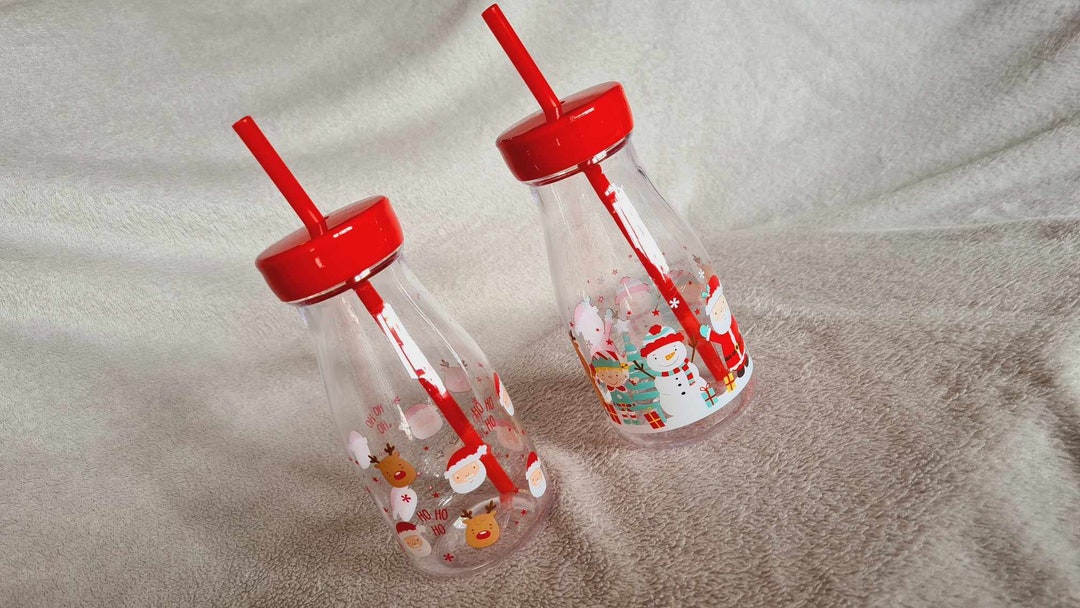 Christmas Milk Bottle Personalised Milk Bottle Drink Wear Etsy UK