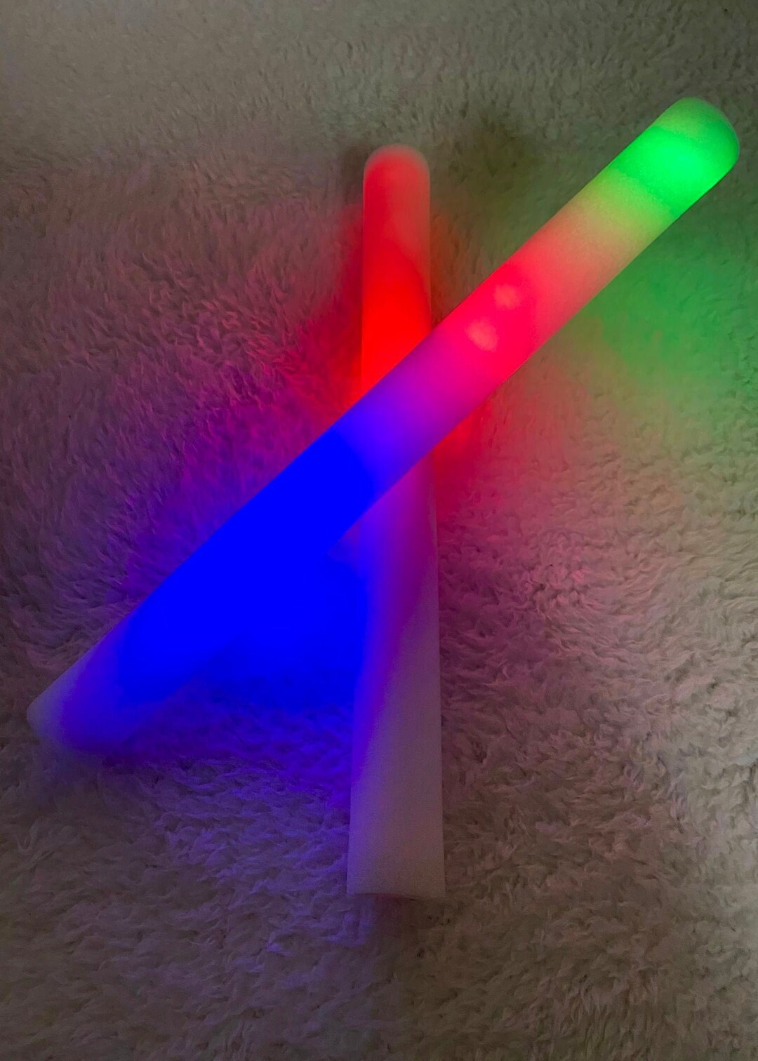 Glow Stick Foam Glow Stick LED Glow Stick Personalised Etsy UK