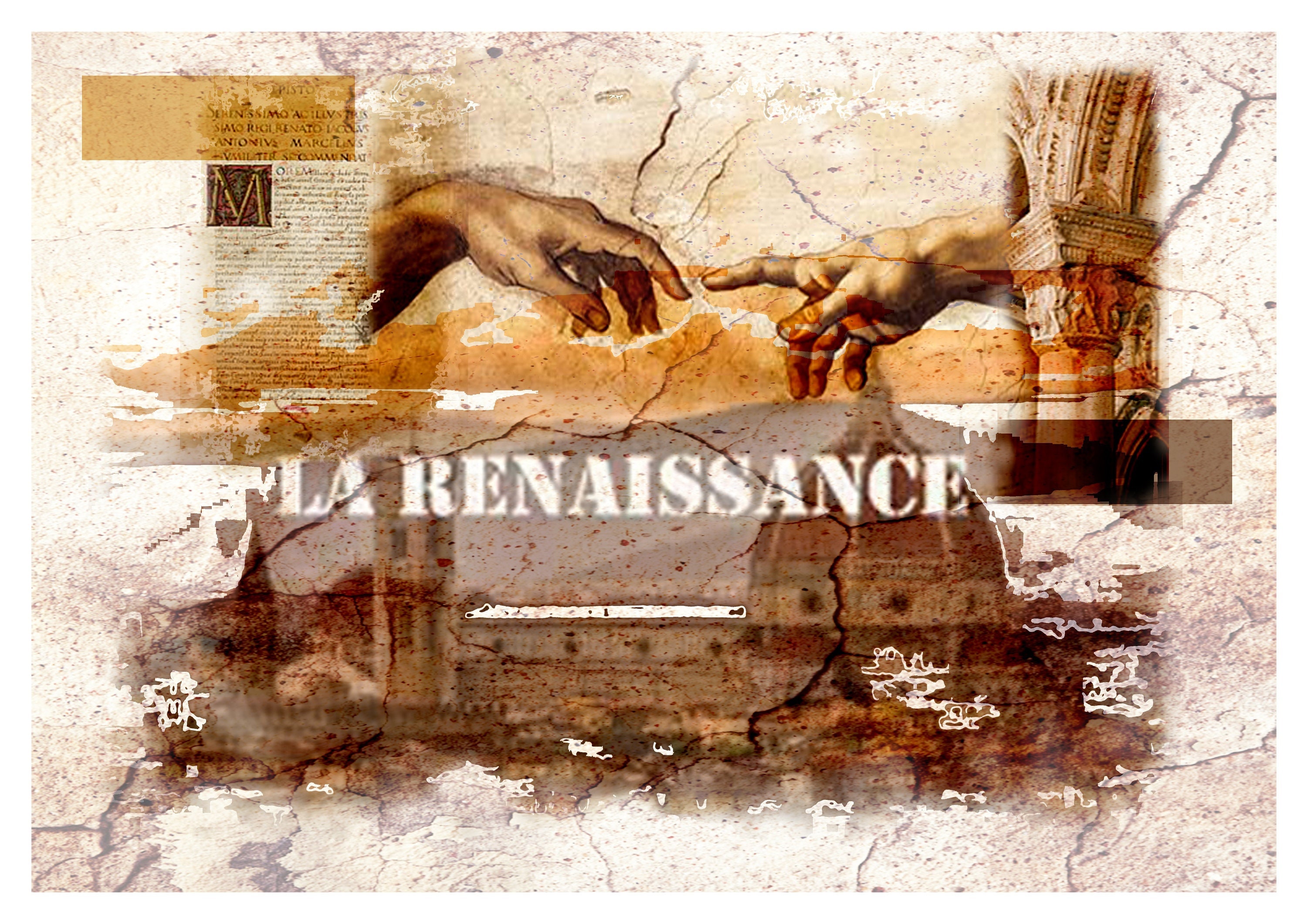 Tableau Collage, Art Du Tableau Renaissance