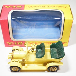 Matchbox Models of Yesteryear, No Y-16 1904 Spyker, Mint with Original F Box, Lesney, Vintage, Made in England
