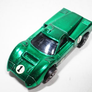 Hot Wheels Redline 1967 Ford J-Car, Green, USA Base, Original, Vintage