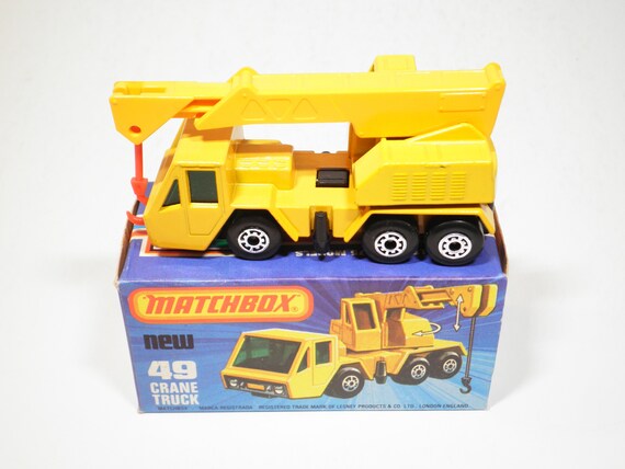 Matchbox crane hotsell truck 1976