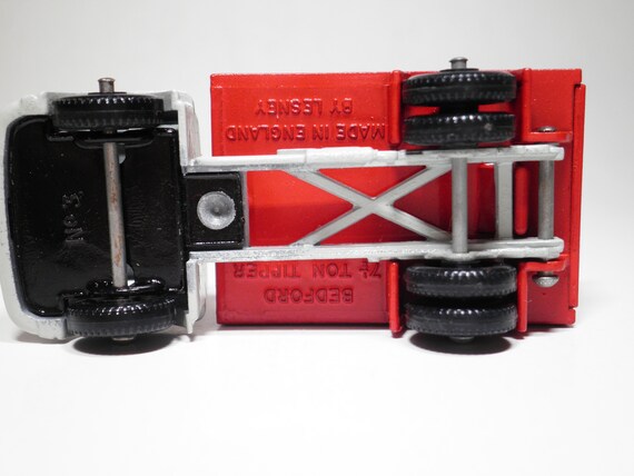 Matchbox Lesney Bedford Tipper N°3 Rouge – Miniature Camion Benne BOÎTE D’ORIGINE