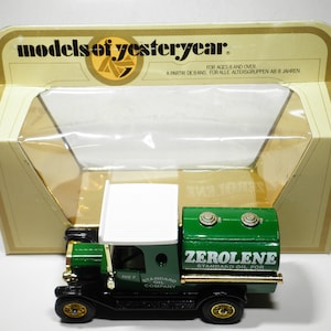 Matchbox Models of Yesteryear, Y-3 1912 Ford Model T &quot;Express Dairy&quot;, Blue, Mint with Original I Box, Lesney, Vintage, Made in England
