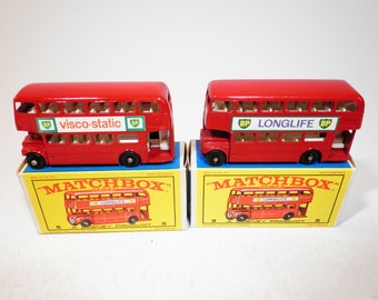 MATCHBOX No.5 LONDON BUS タイヤsilver 座席無し