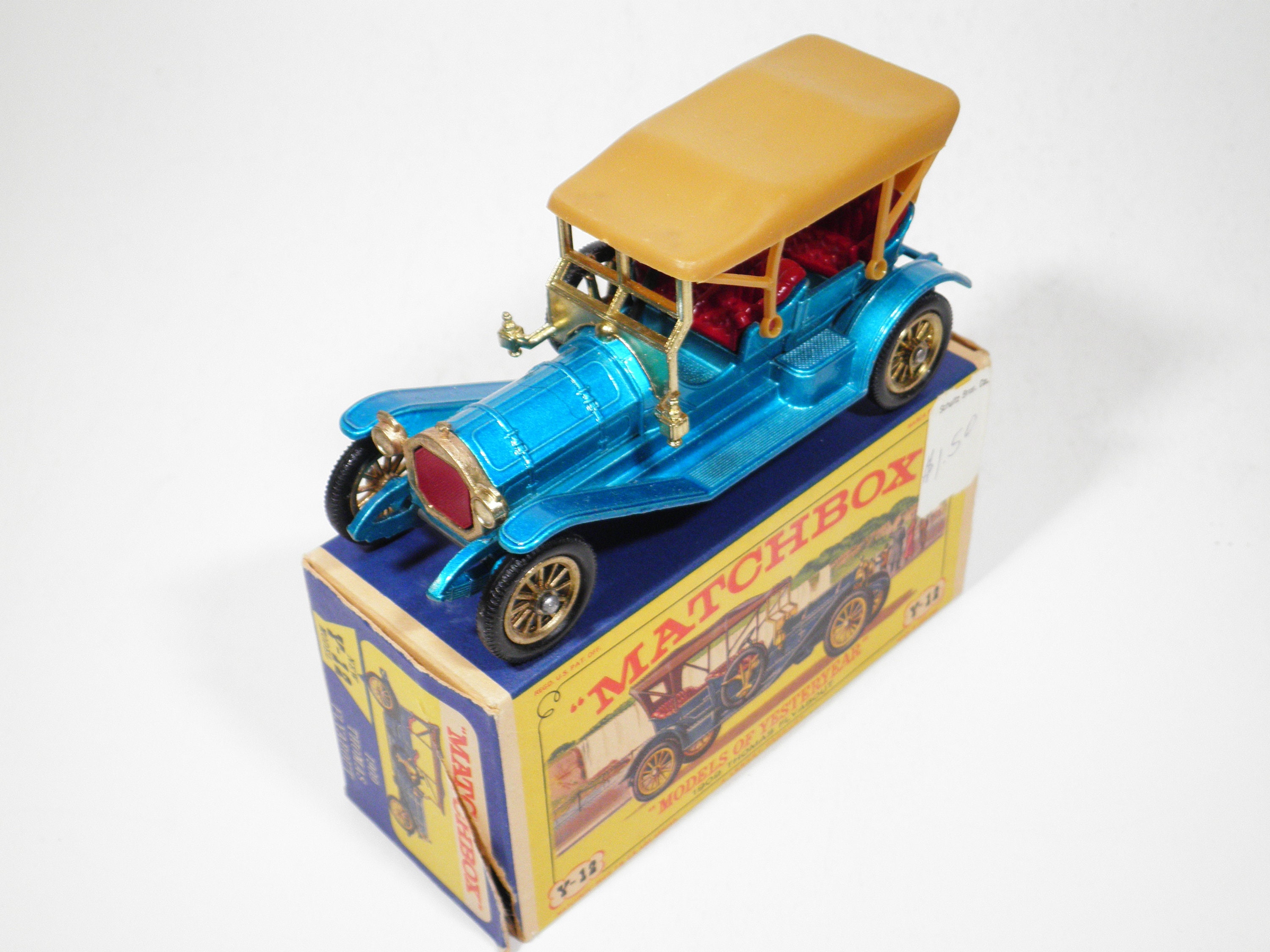 Matchbox Models of Yesteryear No Y 12 1909 Thomas Flyabout Mint